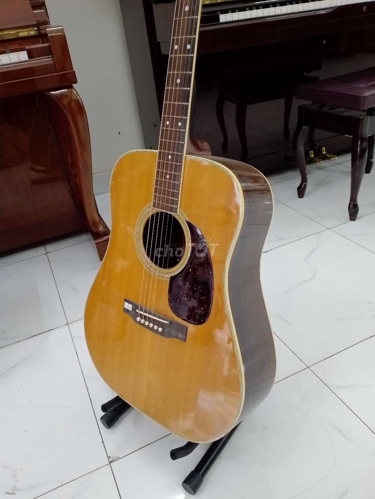 Guitar acoustic Zen-on Folk Guitar RW-500 Japan