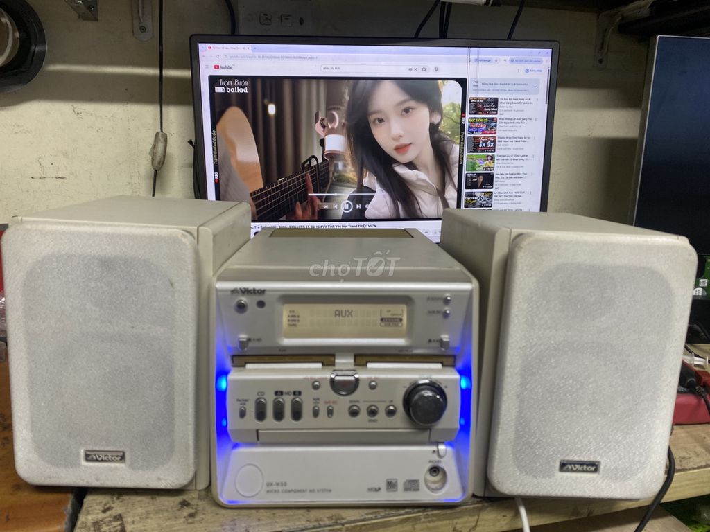 Dàn âm thanh Victor UX-W50 Xám. Mua bán Tivi, Âm thanh tại Quận Nam Từ Liêm Hà Nội được đăng bởi Cuong Thao computer hình 1