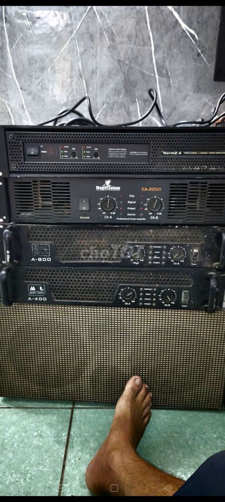 Cục đẩy công suất Magic Saloon EA-2250 Đen. Mua bán Tivi, Âm thanh tại Huyện Củ Chi Tp Hồ Chí Minh được đăng bởi Minh Ngọc hình 1
