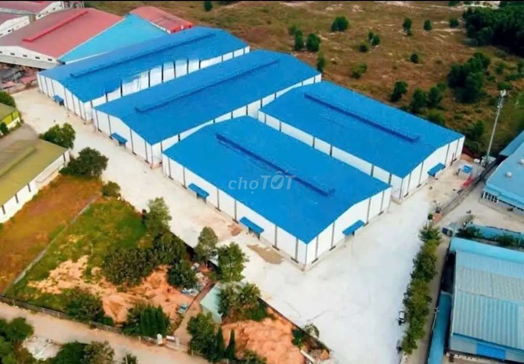 Cho thuê xưởng khuôn viên 21.000m2.Giấy phép đầy đủ.Nam Tân Uyên,BD