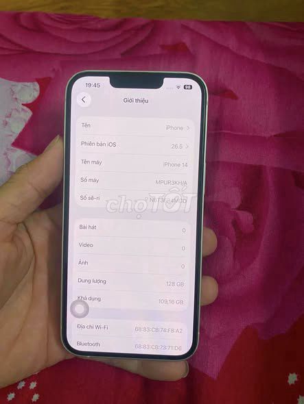 iPhone 14 128GB Trắng Quốc tế. Mua bán Điện thoại tại Quận 1 Tp Hồ Chí Minh được đăng bởi Hội Đồ Điện Tử hình 1