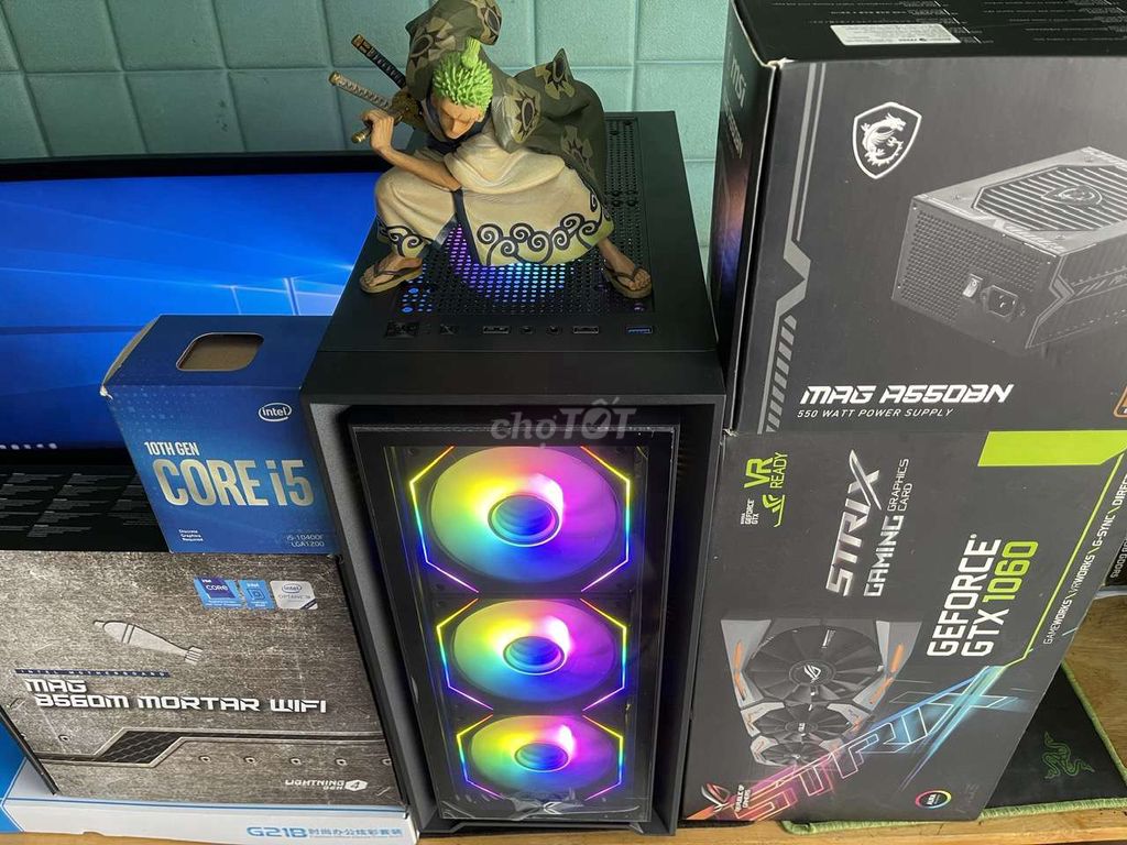 PC GAME I5 11400F/GAM 16G/GTX 1060 6G/SSD 256G. Mua bán Máy tính để bàn tại Quận 6 Tp Hồ Chí Minh được đăng bởi VI TÍNH PHƯỚC THỊNH hình 2