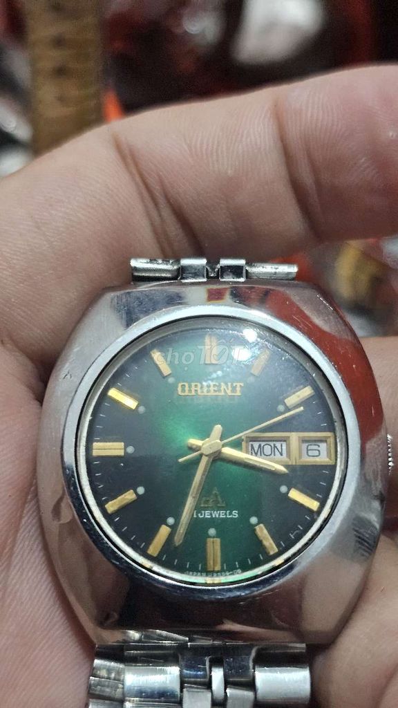 Đồng hồ Orient Nam Xanh lá Kim loại. Mua bán Đồng hồ tại Quận Đống Đa Hà Nội được đăng bởi Mai Hữu Hoàng hình 1