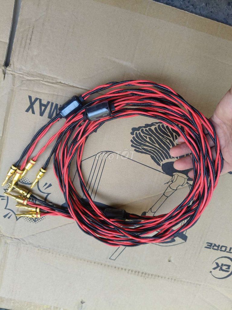 Dây loa Đồng mạ bạc 2.5m Mỹ. Mua bán Tivi, Âm thanh tại Quận Bình Tân Tp Hồ Chí Minh được đăng bởi DÂY ÂM THANH CÔNG TRẦN hình 1