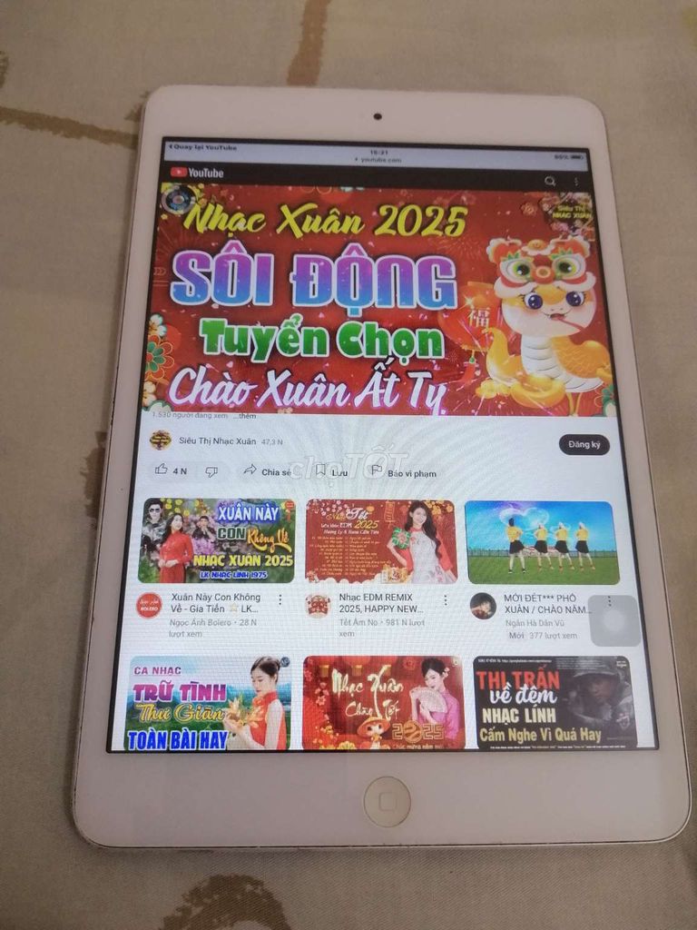 Ipad mini màu bạc. Mua bán Máy tính bảng tại Quận Phú Nhuận Tp Hồ Chí Minh được đăng bởi Đỗ Văn Minh hình 4