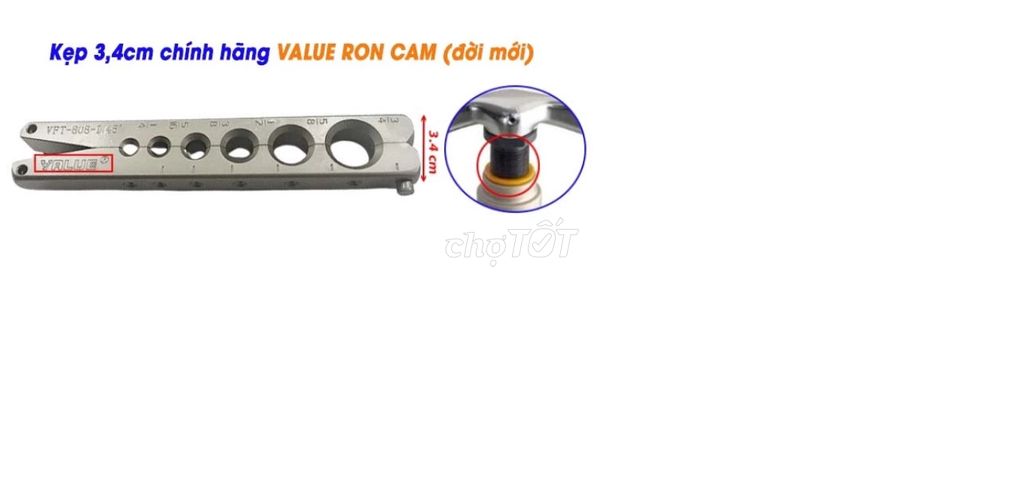 Dụng cụ điện lạnh VALUE VFT-808-I loại lớn 3,4 cm. Mua bán Nội thất, đồ gia dụng khác tại Quận 5 Tp Hồ Chí Minh được đăng bởi TV Thu2 hình 1