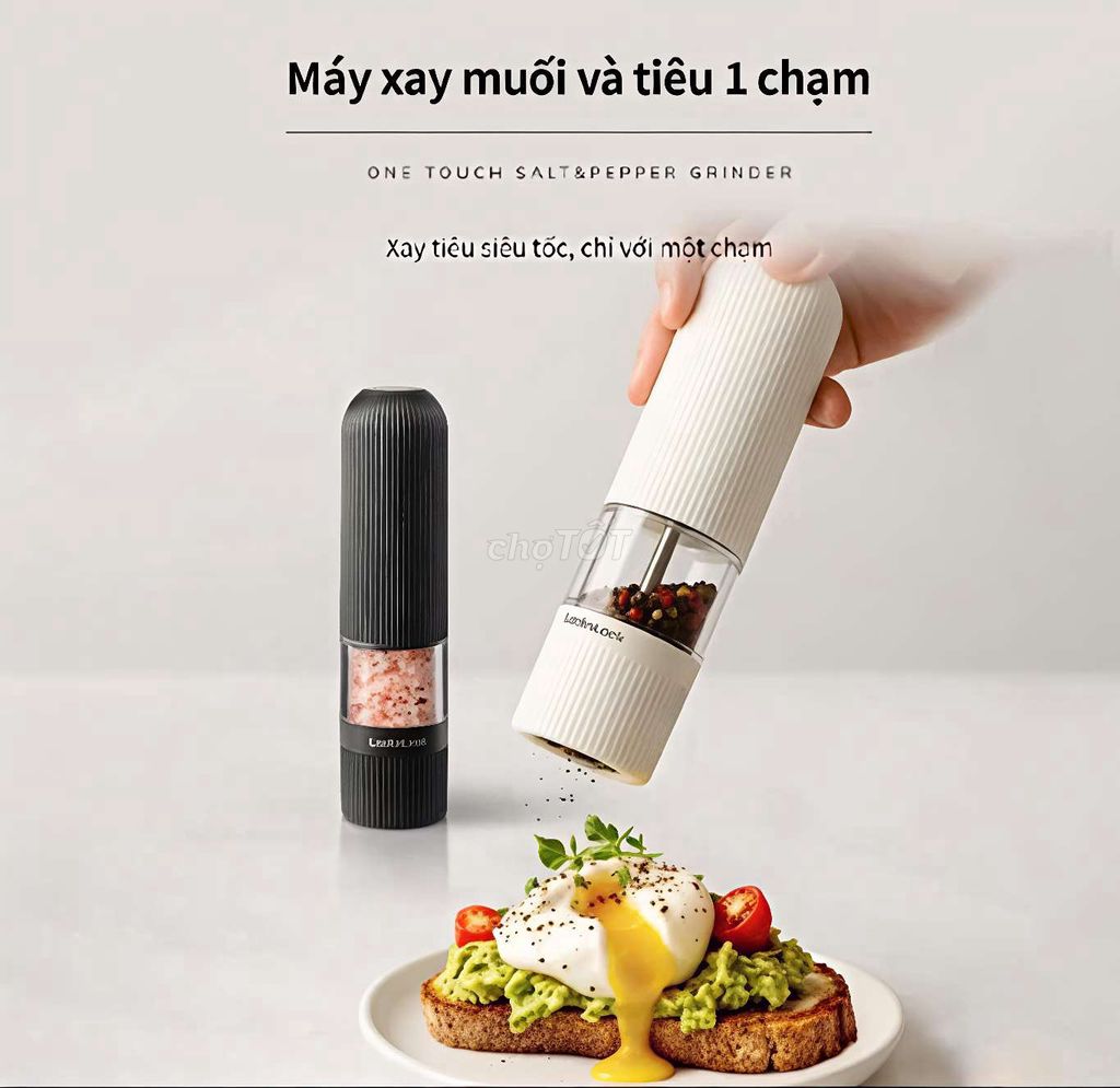 Máy xay muối & xay tiêu LocknLock. Mua bán Dụng cụ nhà bếp tại Quận 10 Tp Hồ Chí Minh được đăng bởi Gọi cho tôi hình 1