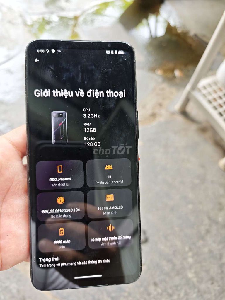 ROG ROG Phone 6 128GB Đen. Mua bán Điện thoại tại Thành phố Thủ Đức Tp Hồ Chí Minh được đăng bởi Tông hình 1