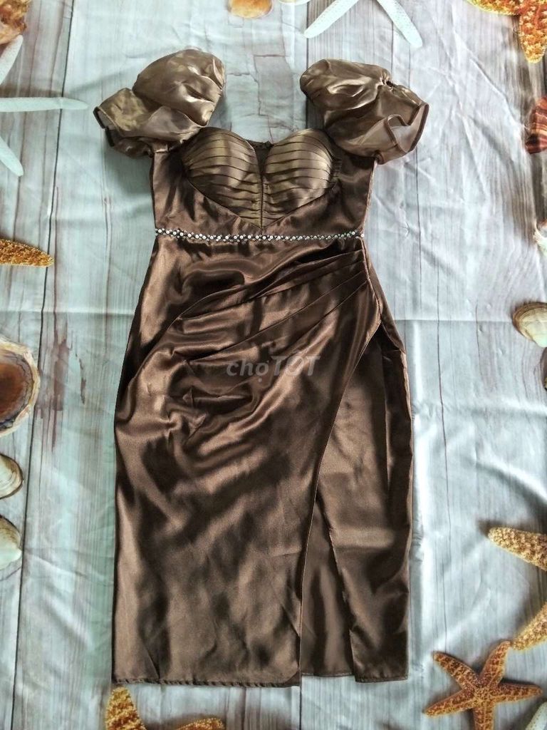 Đầm Nữ Satin size 55-65kg. Mua bán Quần áo tại Huyện Bình Tân Vĩnh Long được đăng bởi Cẩm Nhung hình 1
