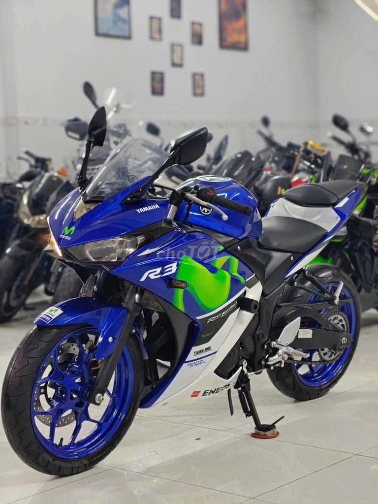 Yamaha R3 2017 Xanh Movistar cần bán hoặc giao lưu. Mua bán Xe máy tại Huyện Bình Chánh Tp Hồ Chí Minh được đăng bởi Hoán Nguyễn hình 1