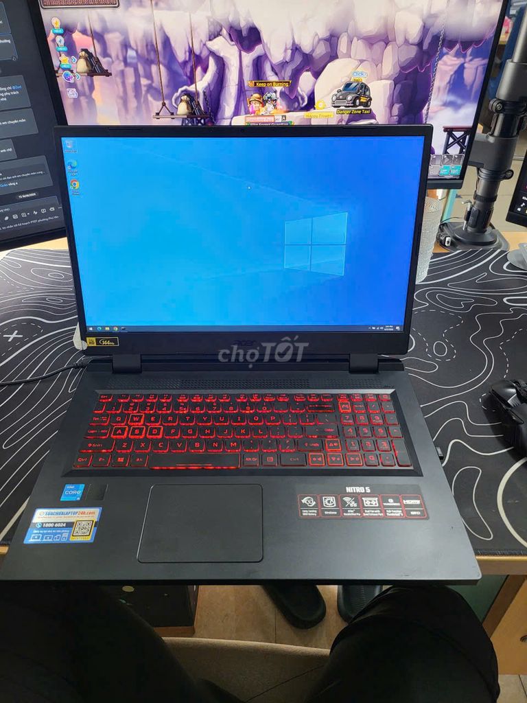 Acer Nitro 5 Tiger i5 12500H 17.3 inch 16GB/512GB. Mua bán Laptop tại Quận Ba Đình Hà Nội được đăng bởi Mạnh Tiến hình 1