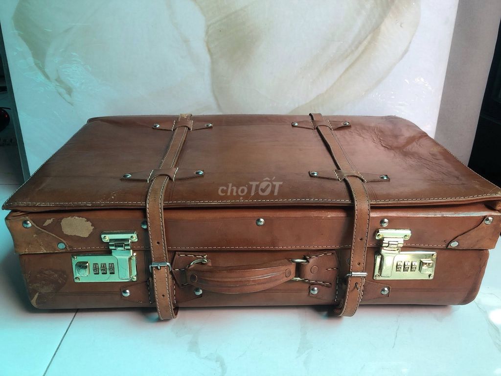 Vali Japan Da Nâu Cổ điển. Mua bán Túi xách tại Thành phố Nha Trang Khánh Hòa được đăng bởi Anh hình 1