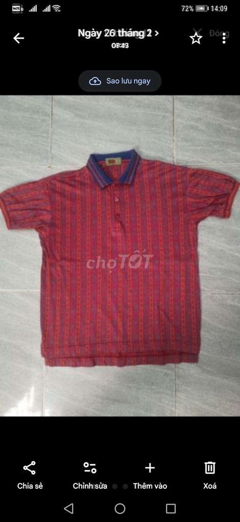 Áo polo Kenzo 02 Golf Vin90s form M. Mua bán Quần áo tại Quận Gò Vấp Tp Hồ Chí Minh được đăng bởi Hàng 2handsgood hình 1