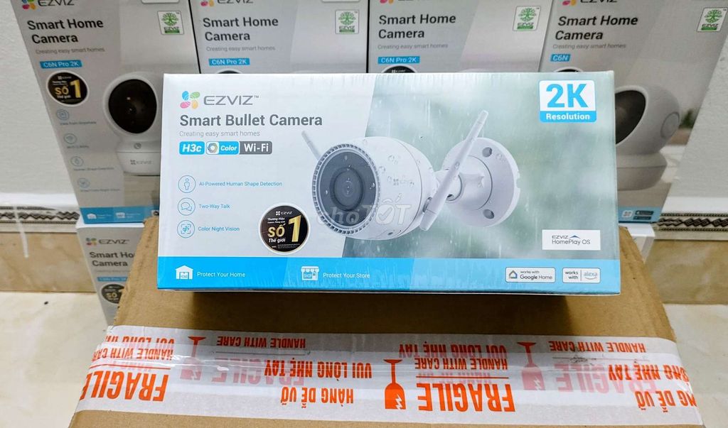 Camera an ninh EZVIZ H3C Trắng. Mua bán Máy ảnh, Máy quay tại Quận Bắc Từ Liêm Hà Nội được đăng bởi đồ cũ đồ mới hình 1