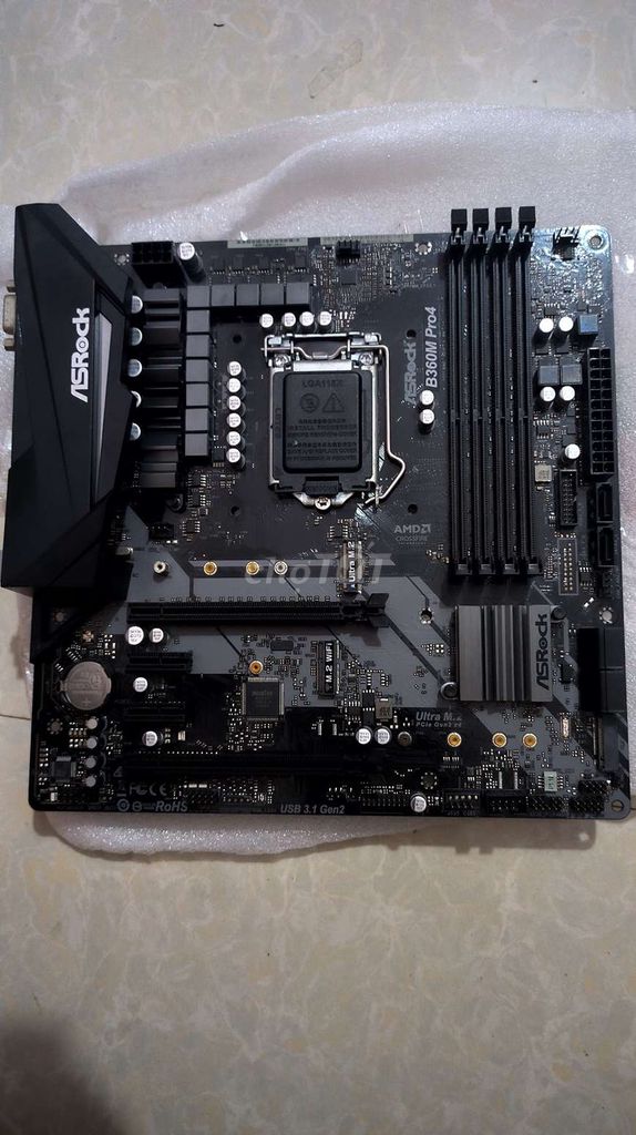 Bo mạch chủ ASRock B360M Pro4 LGA1151. Mua bán Linh kiện (RAM, Card...) tại Huyện Ba Vì Hà Nội được đăng bởi Kieu Vinh hình 1