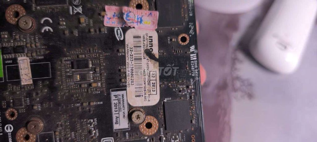 Card đồ họa Inno3D 650Ti 2013. Mua bán Linh kiện (RAM, Card...) tại Quận Hoàng Mai Hà Nội được đăng bởi Trần Văn Tú hình 1
