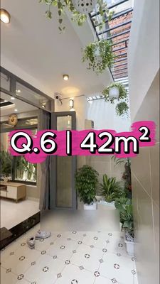 Nhà Đẹp Q6 | 42m² | HXH gần Kinh Dương Vương, Công viên Bình Phú