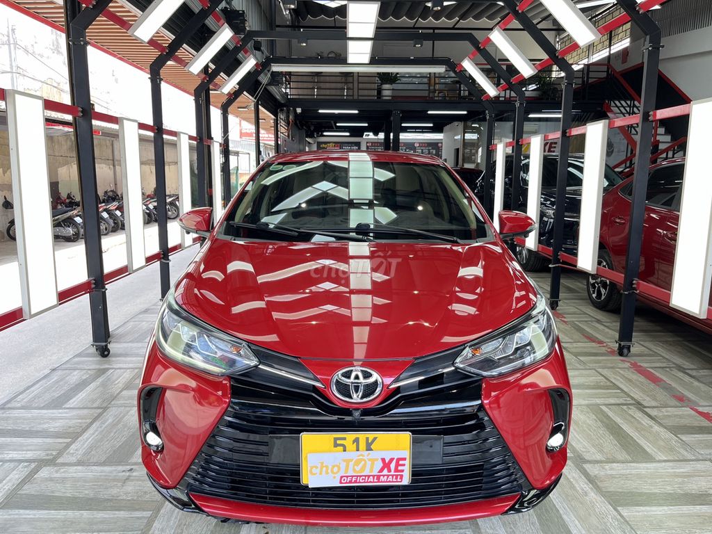 Toyota Vios G 2021 màu đỏ odo 59400 đẹp lung linh