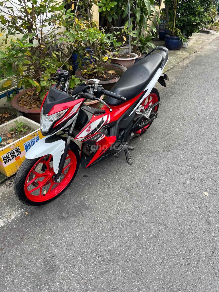 Honda Sonic 2021 Đỏ Trắng Đen 24.000 km. Mua bán Xe máy tại Quận 12 Tp Hồ Chí Minh được đăng bởi út lỏ  hình 2