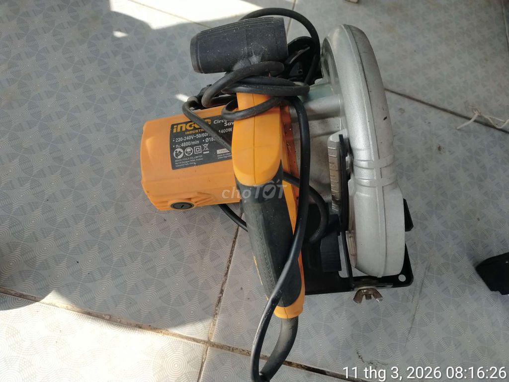 Máy cưa đĩa Ingco 1400W. Mua bán Đồ chuyên dụng, Giống nuôi trồng tại Quận Phú Nhuận Tp Hồ Chí Minh được đăng bởi Quochung hình 1