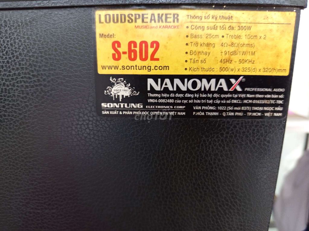 Loa Nanomax S-602. Mua bán Tivi, Âm thanh tại Huyện Trà Ôn Vĩnh Long được đăng bởi Nhan hình 1