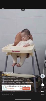 ghế ăn dặm. Mua bán Mẹ và bé tại Quận Liên Chiểu Đà Nẵng được đăng bởi Trinh