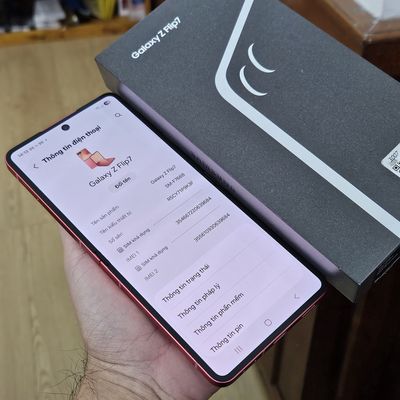 Samsung Z Flip 7 5G fullbox bh rơi vỡ 8/2026 góp0đ. Mua bán Điện thoại tại Quận Thanh Khê Đà Nẵng được đăng bởi Cửa hàng Zinphones 