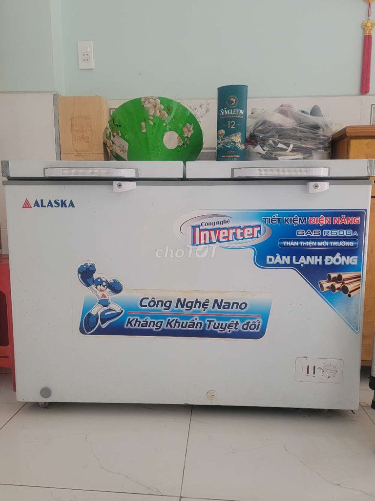 Tủ đông Alaska Inverter Trắng. Mua bán Tủ lạnh tại Quận 11 Tp Hồ Chí Minh được đăng bởi Trung Nghĩa hình 1
