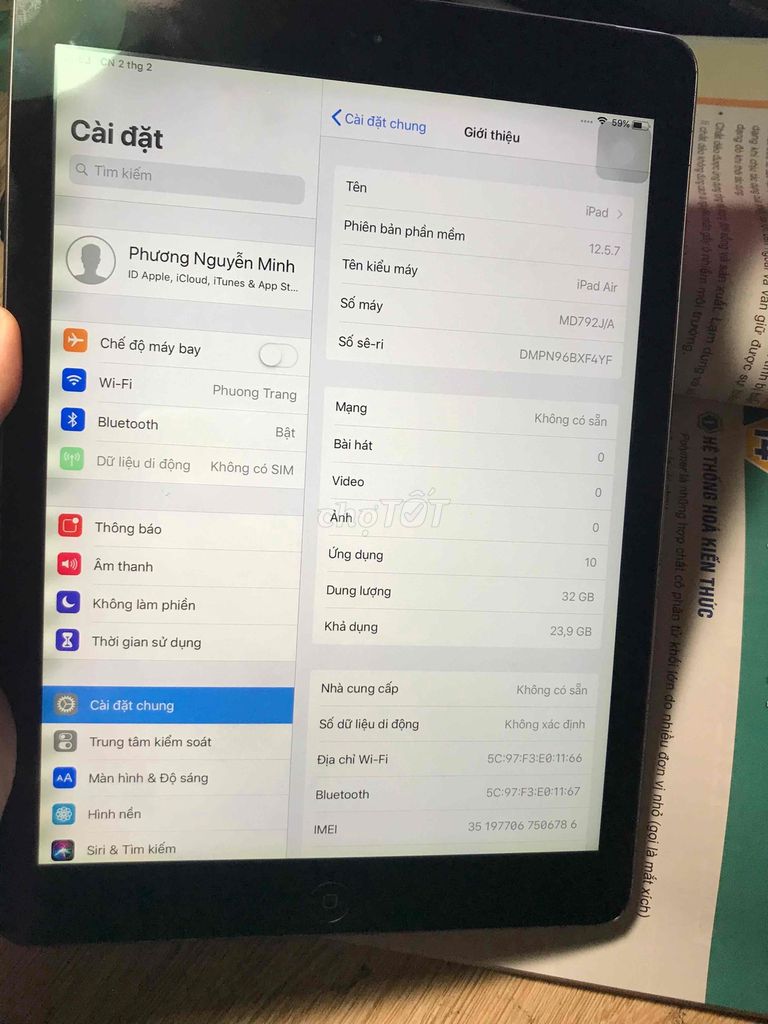 IPad Air 32gb, bypass