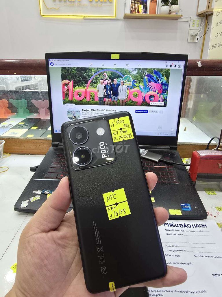 Poco M7 Pro 5G 256GB . Mua bán Điện thoại tại Thành phố Long Xuyên An Giang được đăng bởi Facebook Cầm Đồ Thúy Vân hình 1