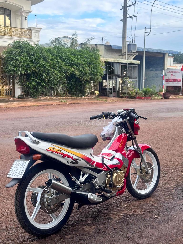 Suzuki Stinger 120cc Đỏ trắng. Mua bán Xe máy tại Huyện Phú Riềng Bình Phước được đăng bởi Tên chưa cung cấp hình 2