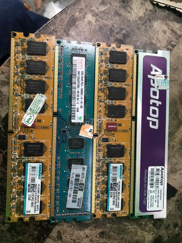 Ram máy bàn pc ddr2 - ddr3 ( 2Gb )