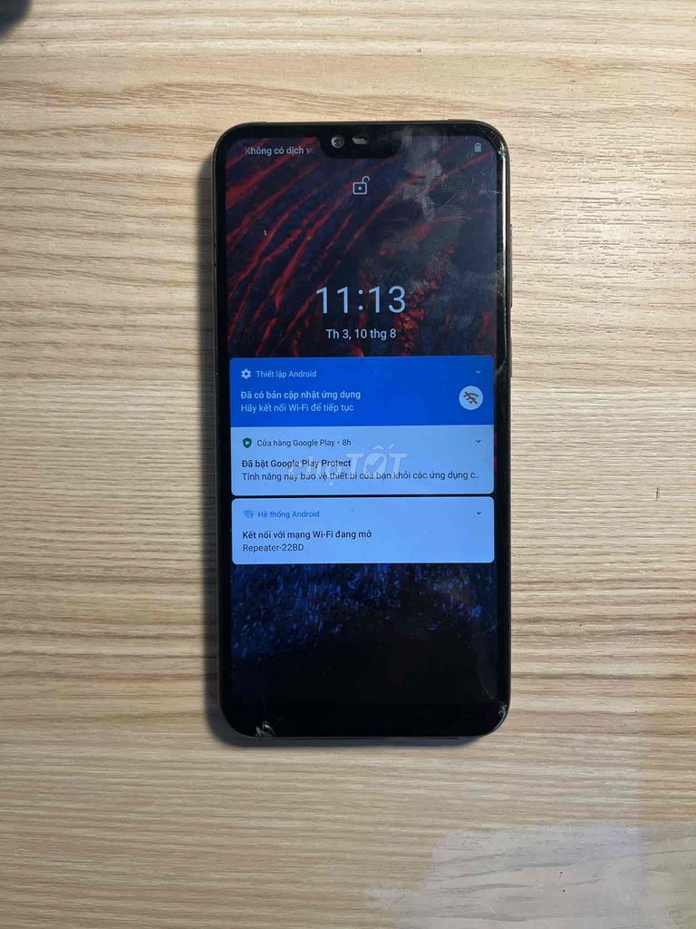 Nokia 6.1 Plus Đen Đã sử dụng. Mua bán Điện thoại tại Quận Bình Tân Tp Hồ Chí Minh được đăng bởi Thành Đạt hình 1