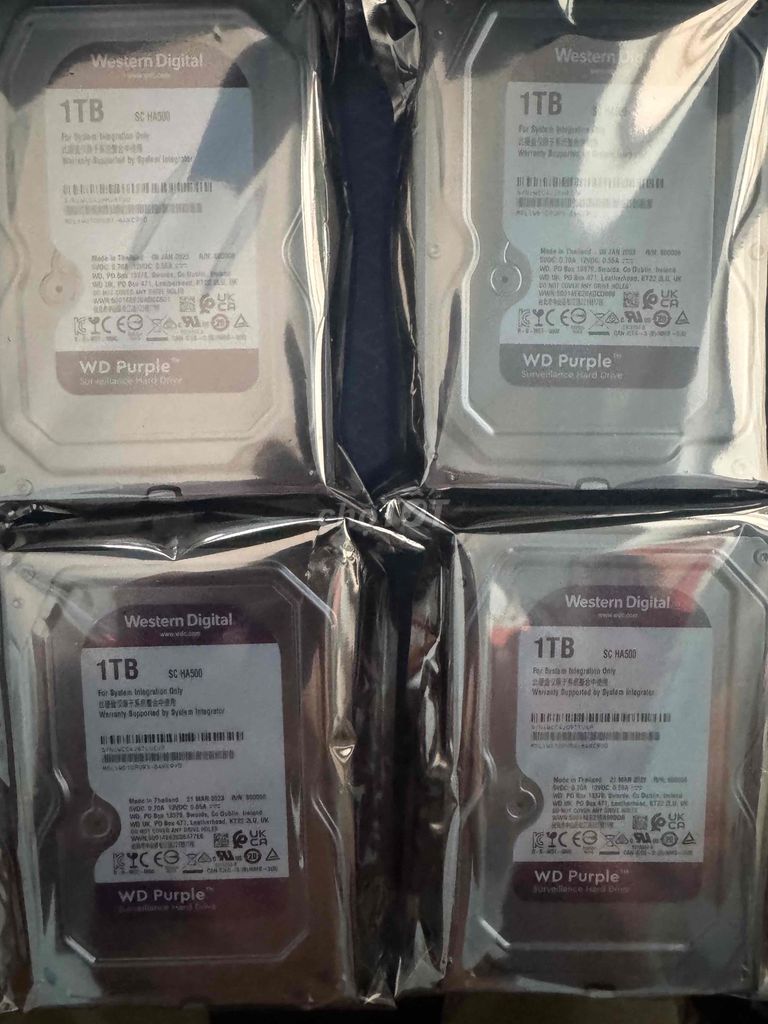 Ổ cứng HDD Western Digital WD Purple 1TB và 2TB. Mua bán Linh kiện (RAM, Card...) tại Quận Bình Tân Tp Hồ Chí Minh được đăng bởi Tân Tiến Dũng hình 1