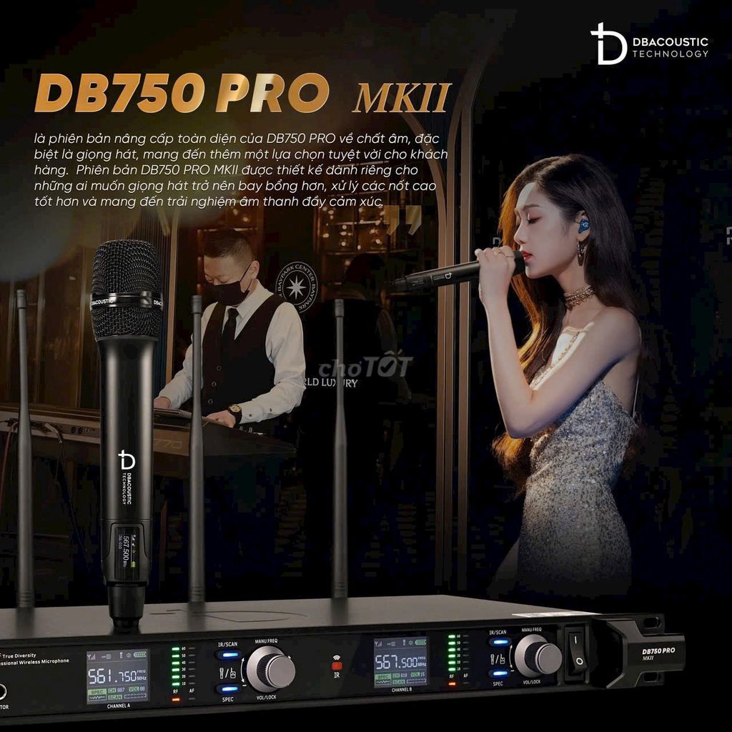MÍC XỊN BIỂU DIỄN SỰ KIỆN DBACOUSTIC 750PRO MKII. Mua bán Tivi, Âm thanh tại Quận Sơn Trà Đà Nẵng được đăng bởi cường audio hình 1