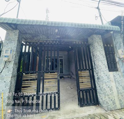 CHO THUÊ NHÀ NGUYÊN CĂN GẦN NGÃ BA 5 THƯỞNG GIÁ 4 TRIỆU