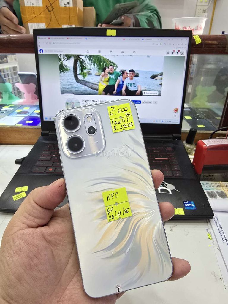 Oppo Reno14 F 5G - Đa Sắc. Mua bán Điện thoại tại Thành phố Long Xuyên An Giang được đăng bởi Facebook Cầm Đồ Thúy Vân hình 1