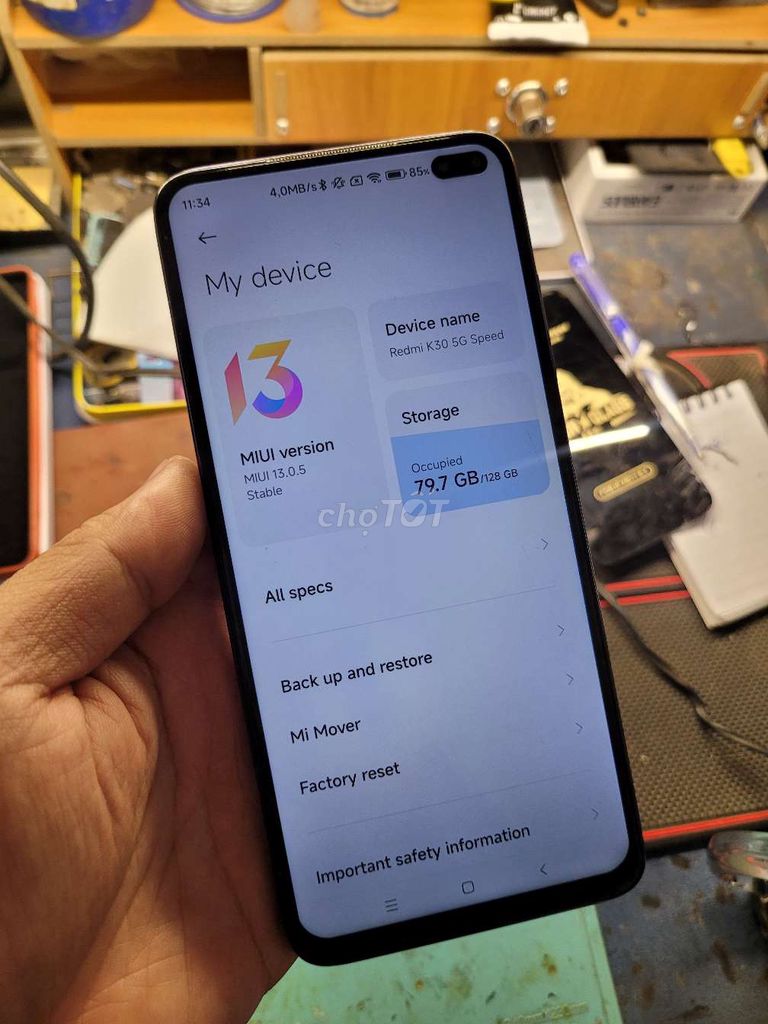 Xiaomi Redmi K30 5G Speed 128GB Tím. Mua bán Điện thoại tại Huyện Châu Thành An Giang được đăng bởi Phạm Trường hình 1