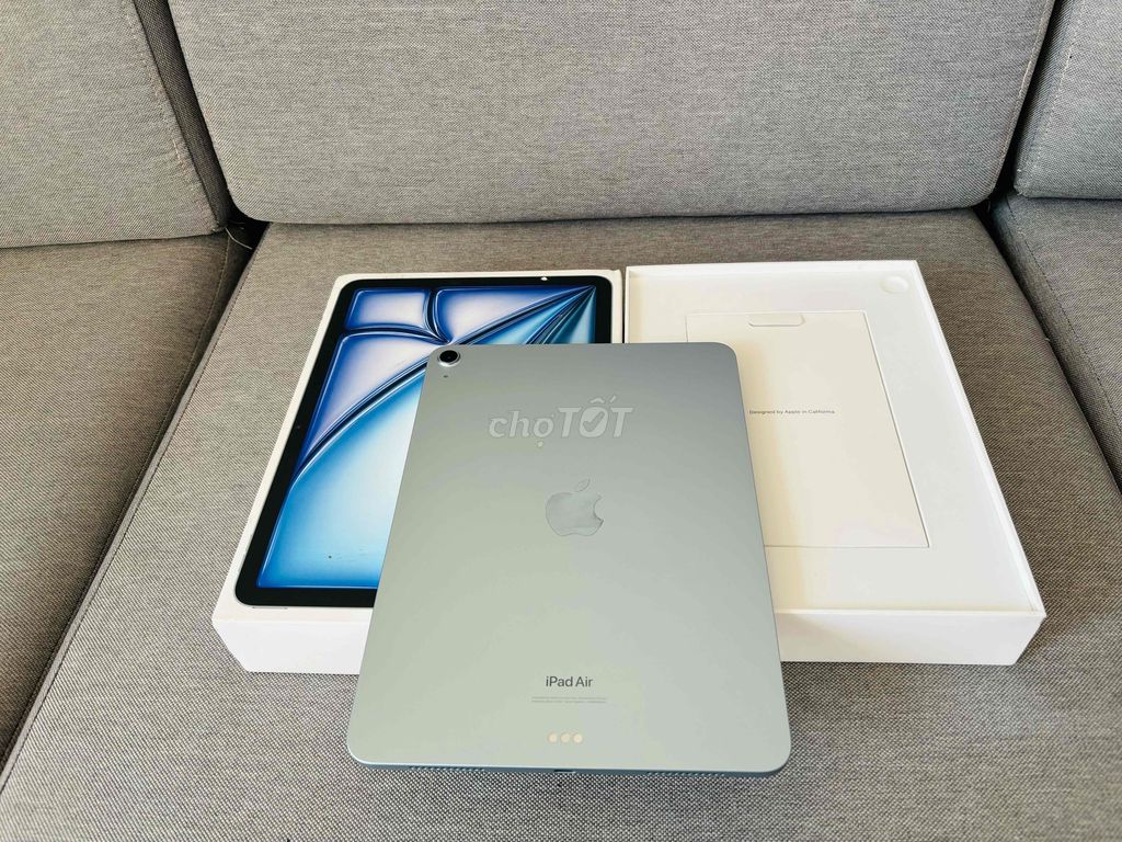 iPad Air 6 128G wifi.Fulbox.Còn BH 7/25 pin 99%