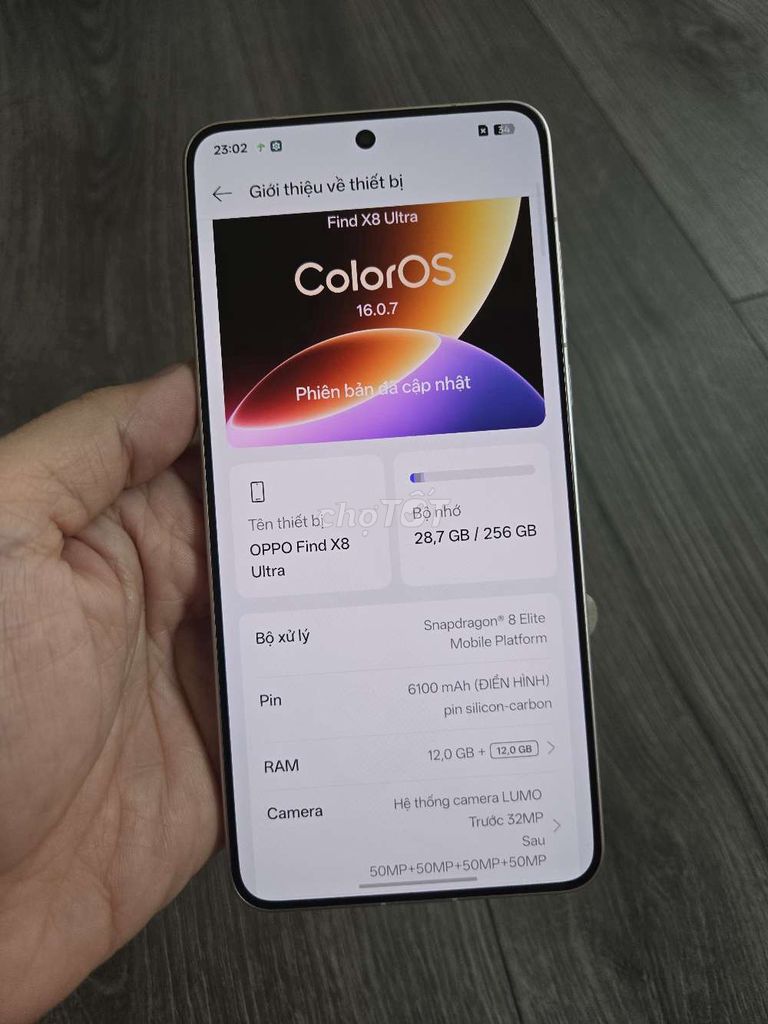 Oppo Find X8 Ultra 12GB/256GB Hồng nhạt. Mua bán Điện thoại tại Quận Cầu Giấy Hà Nội được đăng bởi Luận hình 1