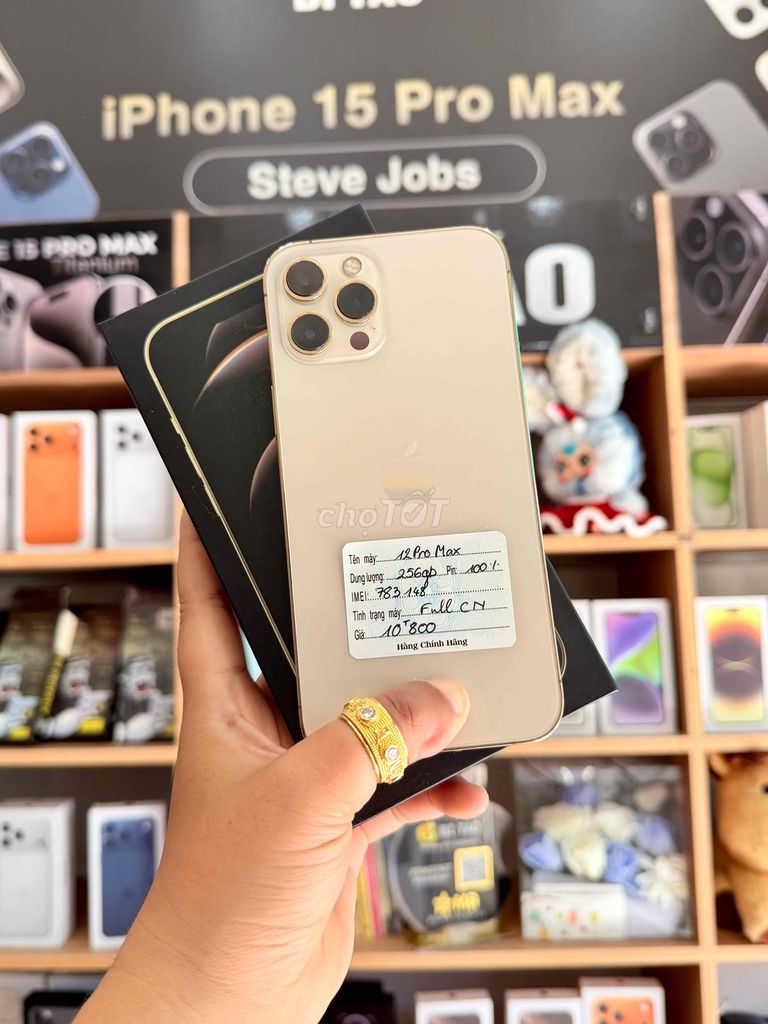 iPhone 12 Pro Max 256GB Vàng Gold. Mua bán Điện thoại tại Thành phố Long Xuyên An Giang được đăng bởi Bi Táo Store hình 1