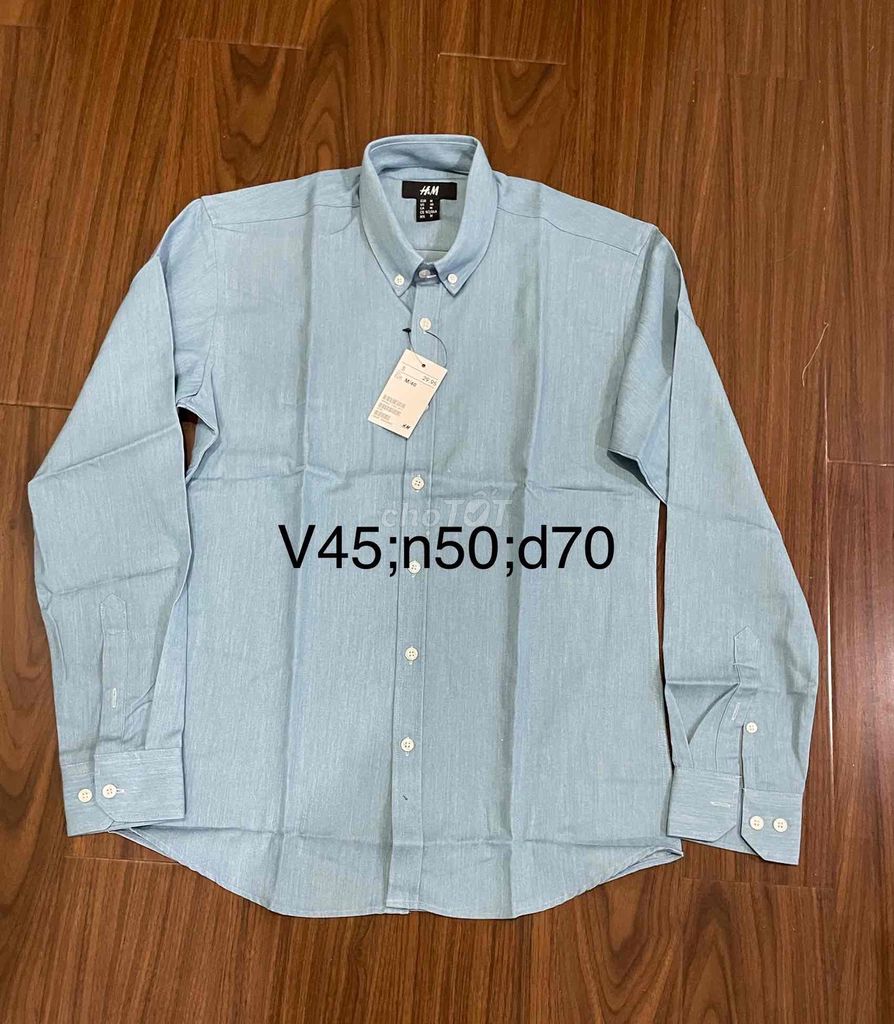 Áo sơ mi nam H&M xanh nhạt size M mới nguyên tag. Mua bán Quần áo tại Quận Bình Thạnh Tp Hồ Chí Minh được đăng bởi Hung Tran hình 1