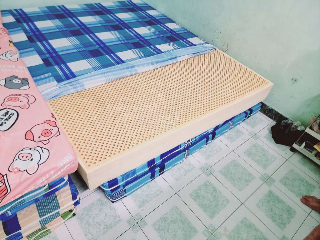 Nệm Kymdan Cao su Vàng kem 1m6x2m. Mua bán Giường, chăn ga gối nệm tại Quận 12 Tp Hồ Chí Minh được đăng bởi khaly hình 1