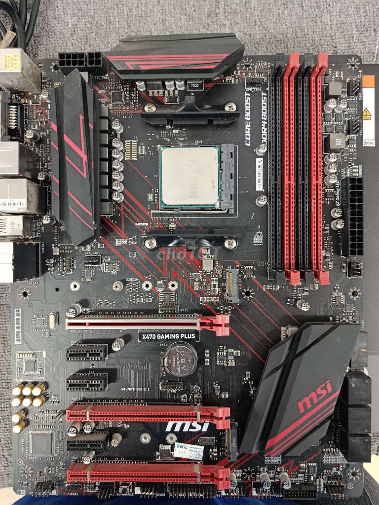 Combo CPU AMD Ryzen 7 2700X MSI X470 Gaming Plus. Mua bán Linh kiện (RAM, Card...) tại Quận Đống Đa Hà Nội được đăng bởi hungyes hình 1
