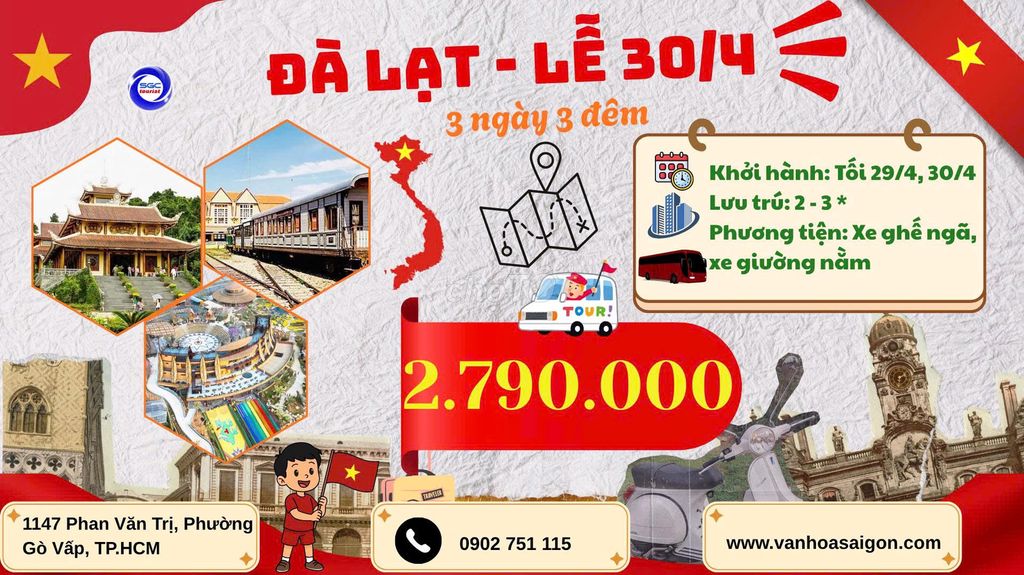 Dịch vụ du lịch Đà Lạt. Du lịch tại Quận Gò Vấp Tp Hồ Chí Minh được đăng bởi Thảo Vy hình 1