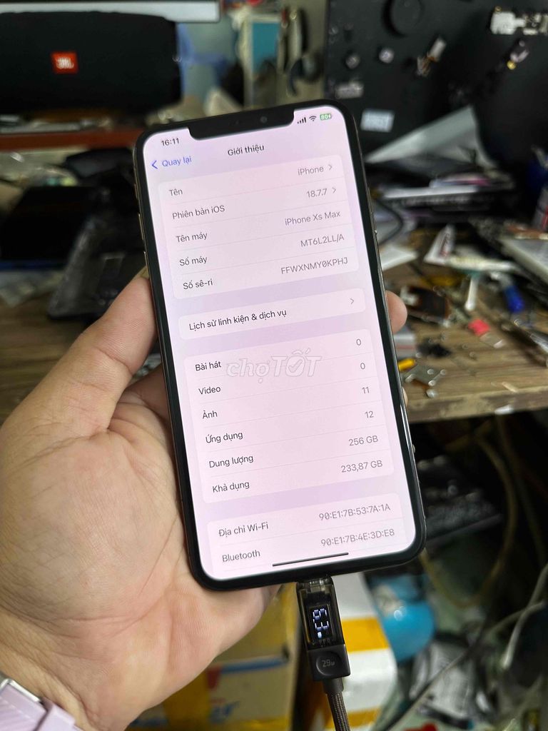 Apple iPhone Xs Max 256GB Vàng Đã sử dụng. Mua bán Điện thoại tại Thành phố Phan Thiết Bình Thuận được đăng bởi Mít Shop hình 1