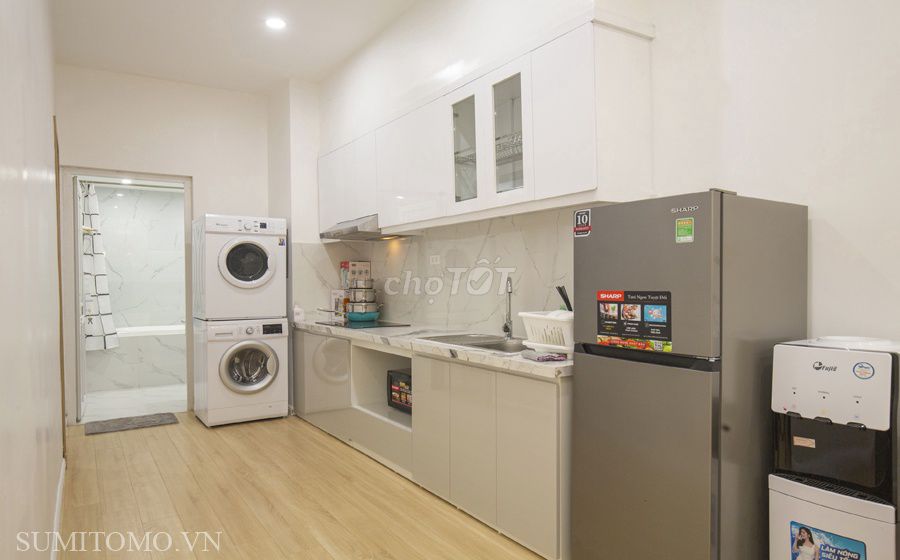 Căn hộ DV 1k1N – 80M² TẠI  535 KIM MÃ - 550 USD ( ~ 14 triệu/ tháng)