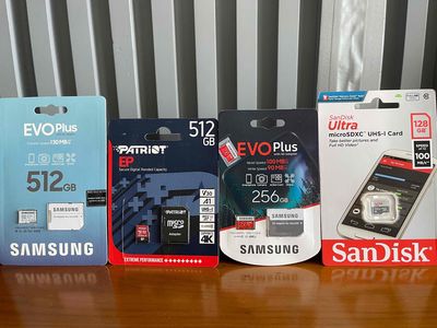 Thẻ nhớ Micro Sd chính hãng Sandisk, Samsung