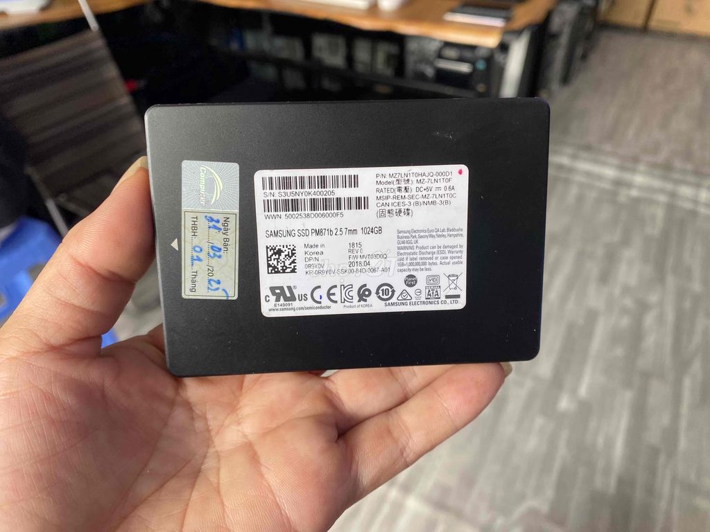 SẴN SSD 1TB SAMSUNG RIN AE LẮP MÁY BAO CHẤT LƯỢNG. Mua bán Linh kiện (RAM, Card...) tại Quận Gò Vấp Tp Hồ Chí Minh được đăng bởi ngọc trang hình 3