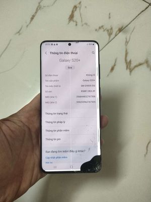 Bán Xác Samsung S20Plus bản Việt zin liệt màn